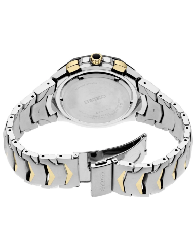 reloj cronógrafo hombre Seiko Coutura SRWZ26 45.6mm cristal de zafiro 100m WR correa de acero